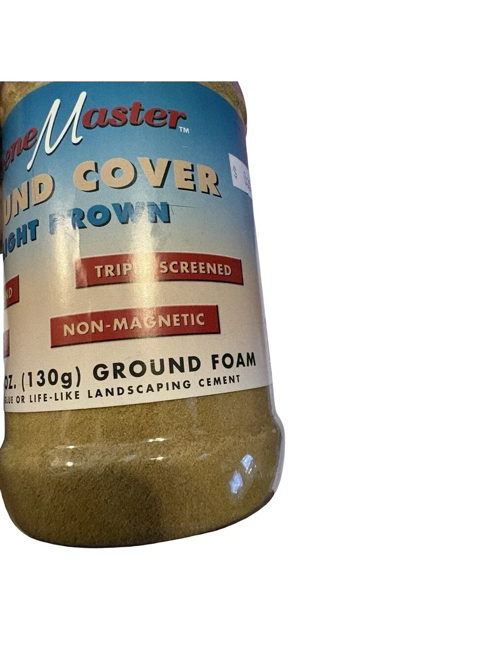 Model Railroad Scenery 4.6 oz. Ground Cover light brown Scenic Master